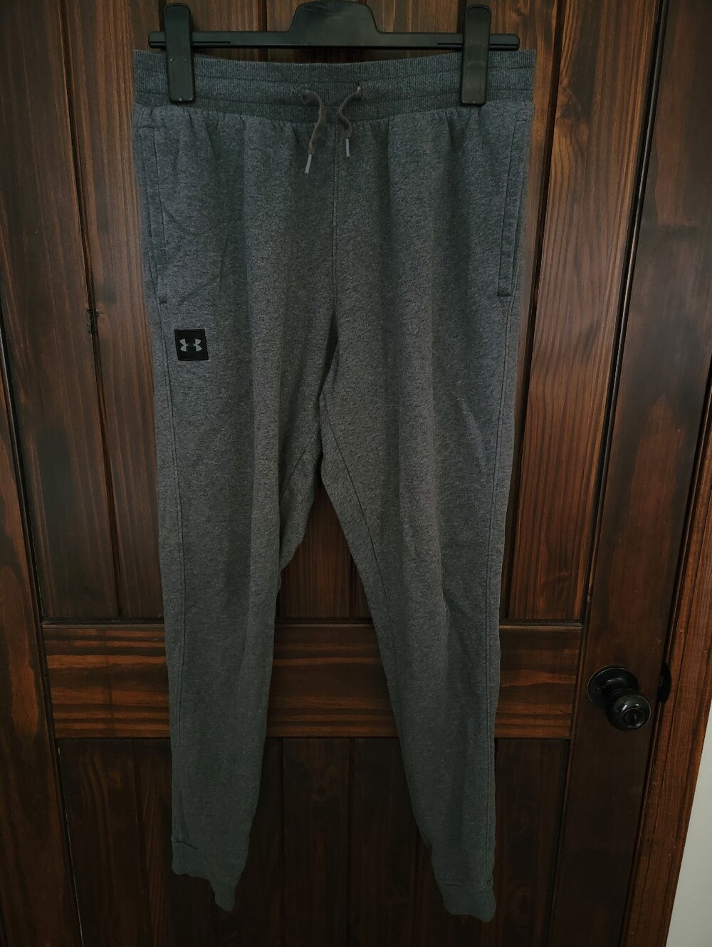 LG Men's Dark Gray Fleece Jogger Sweatpants